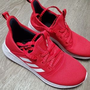 womens red tennis shoes adidas